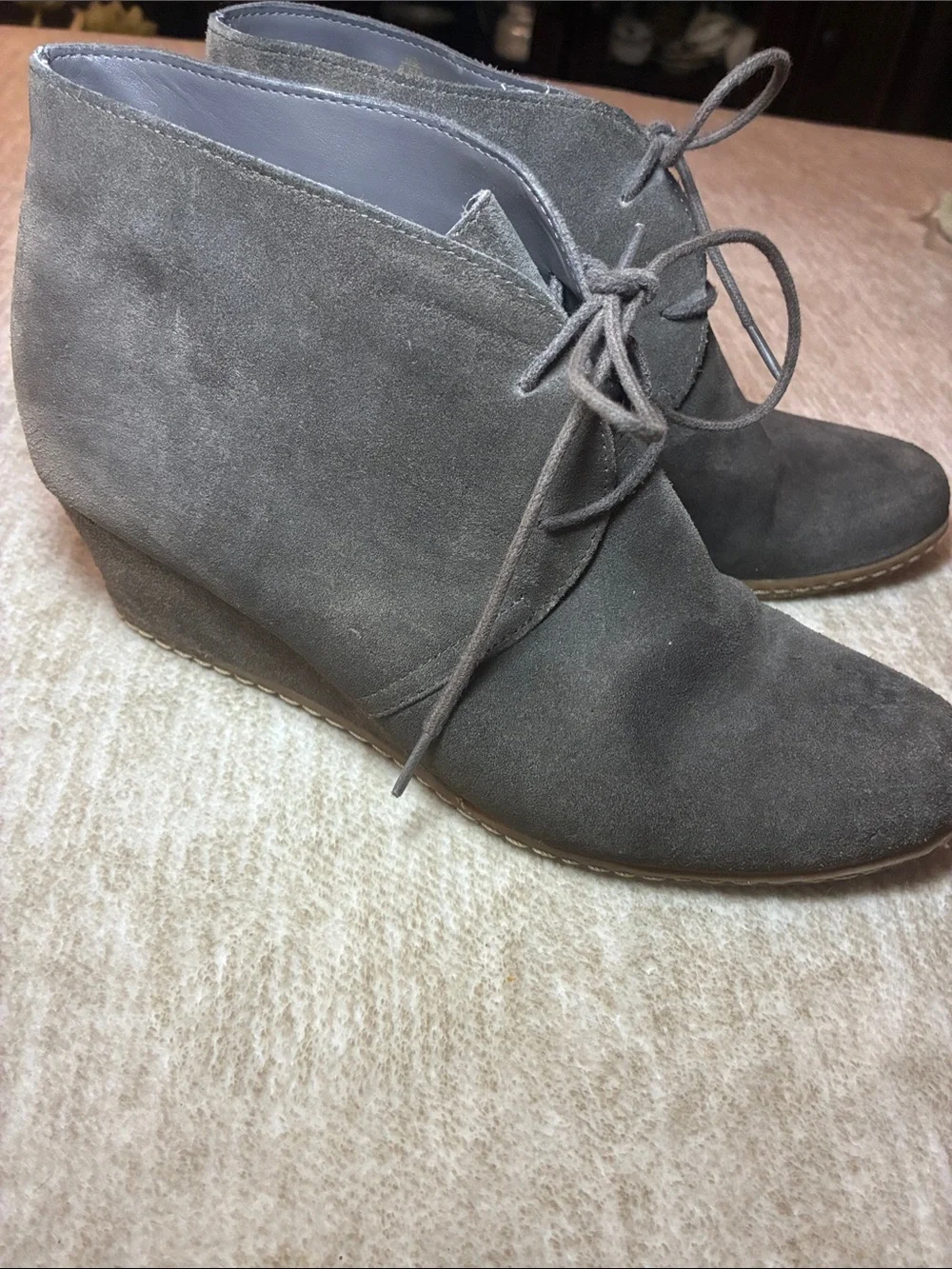 Franco Sarto suede upper